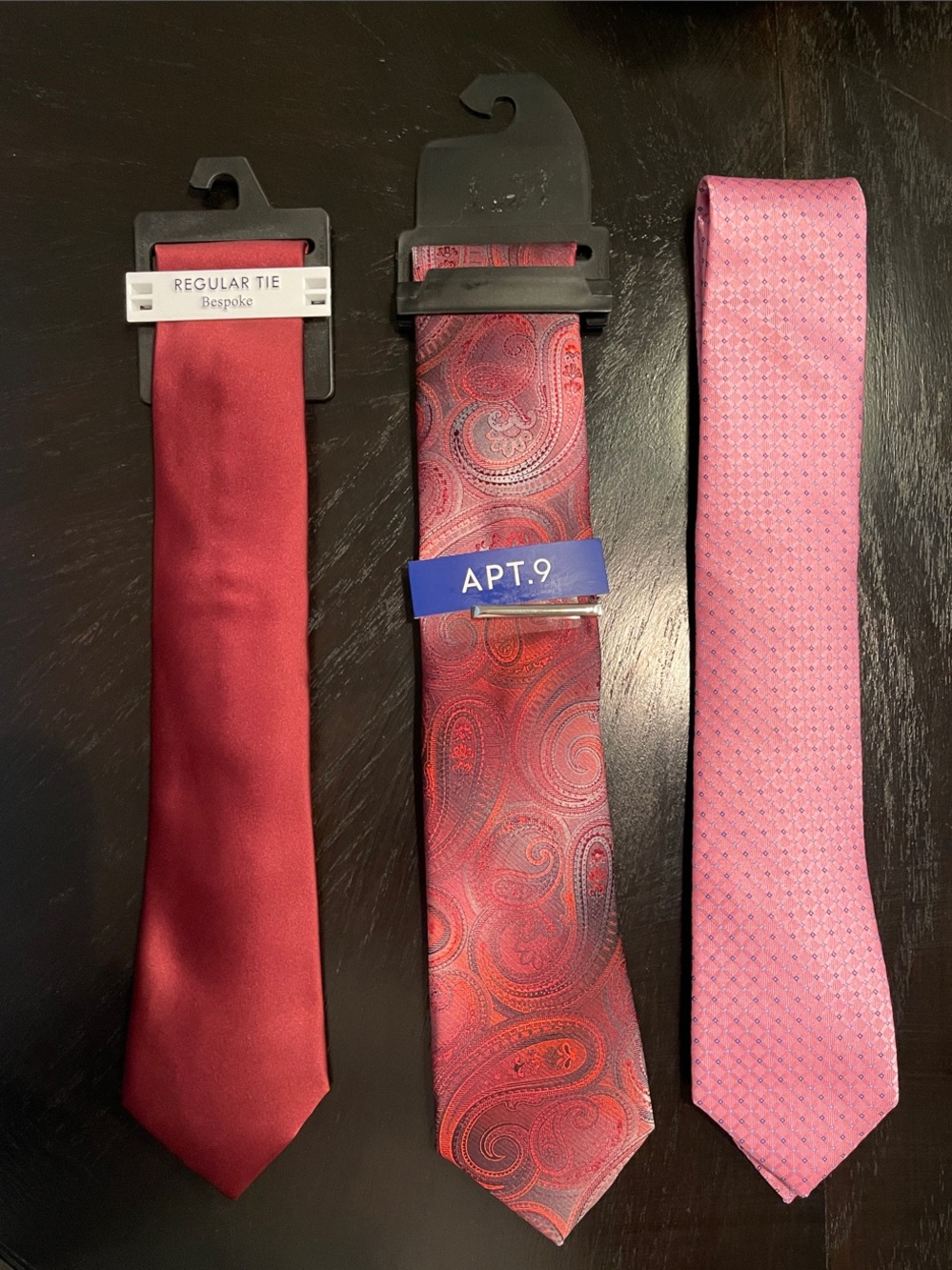 Nautica Red and Pink Men's Tie Trio